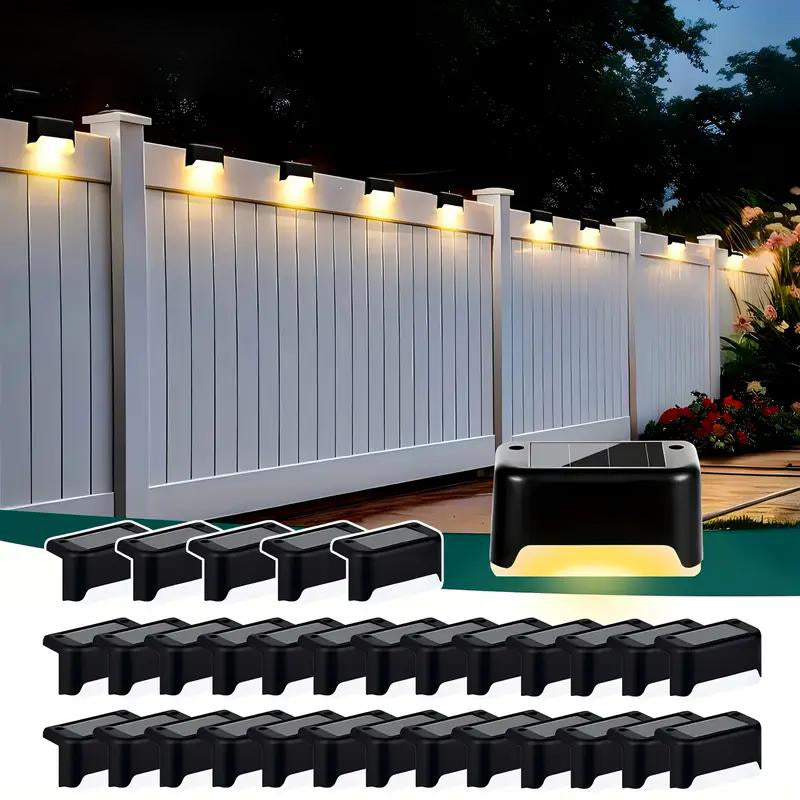 8/16pcs Solar Powered Garden Deck Lights -YKP011