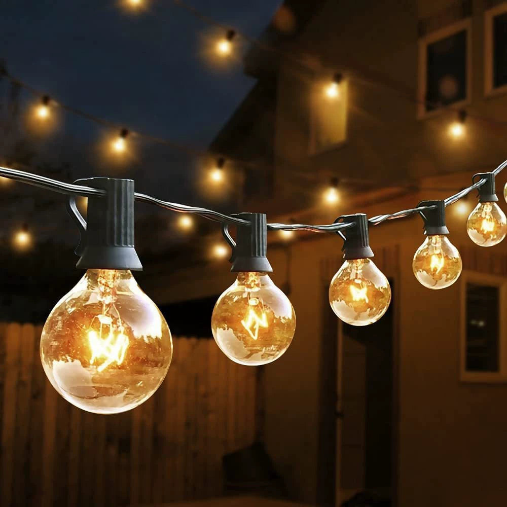 Solar G40 String Lights with Remote -YKP09