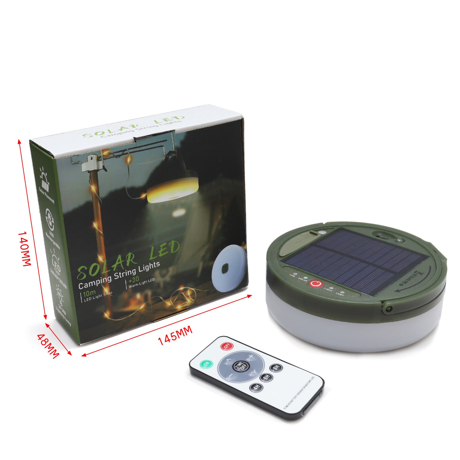 10M/32FT SOLAR CAMPING LIGHT - YKP02