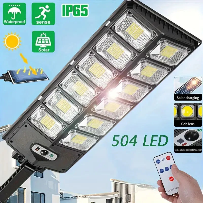 1PCS Solar Parking Street Light 6500K 10000LM -YKP007