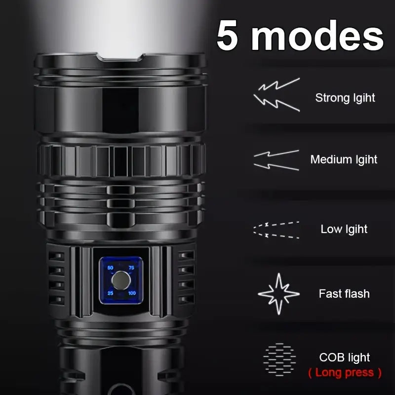 1pc Ultra-Bright LED Flashlight - YKP004